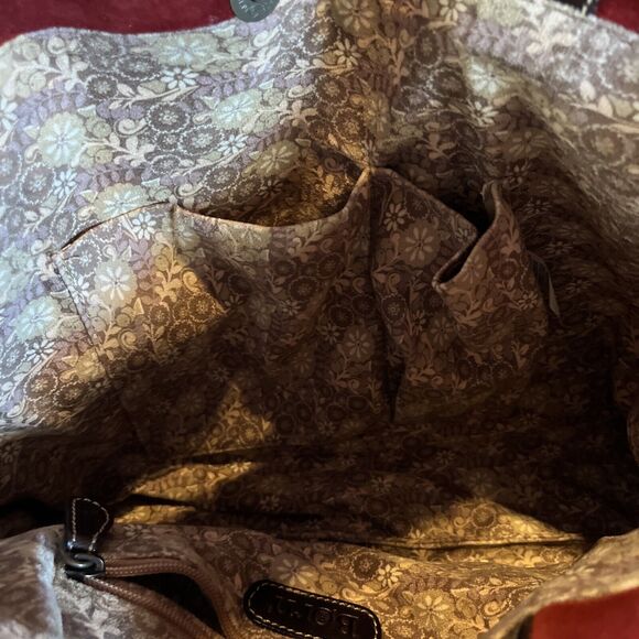 Born Maroon Suede Purse, - Picture 11 of 16